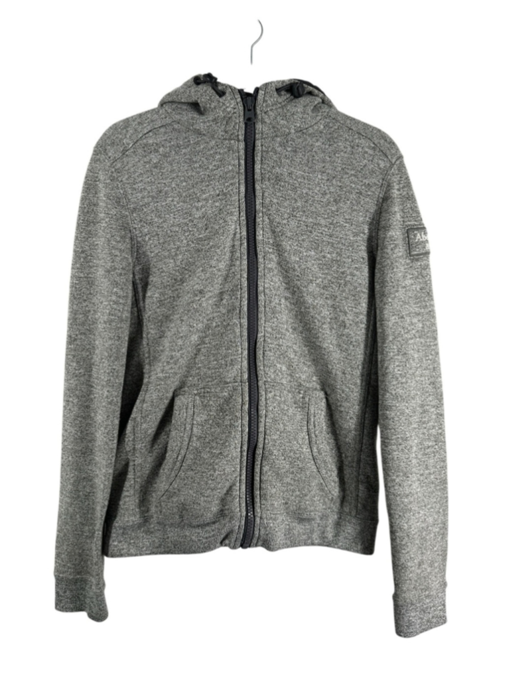 Abercrombie & Fitch jacket fleece quilted warm camping zip up hoodie sz sm
